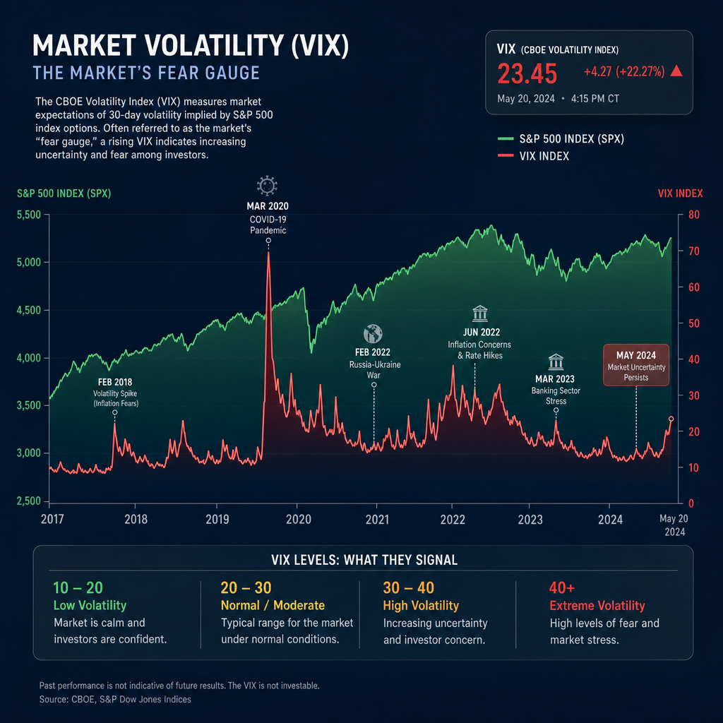 Borsada Volatilite Endeksi (VIX): Piyasa Korkusunu Ölçmenin Yolu